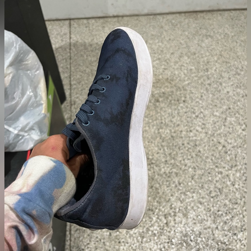 No Bull navy casual trainers